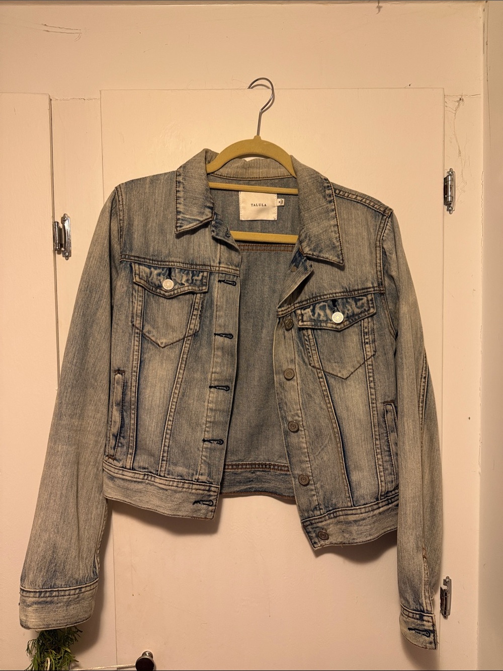 Talula Light Wash Denim Jacket - Women's Blue Jean Jacket